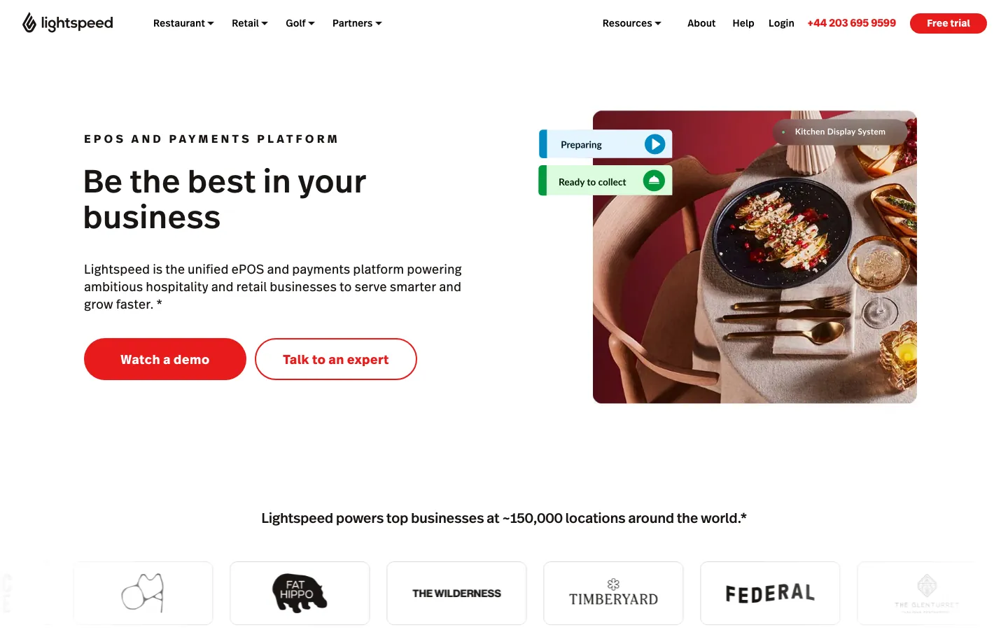 Lightspeed Restaurant's website, lightspeedhq.com, on 12 Oct 2026