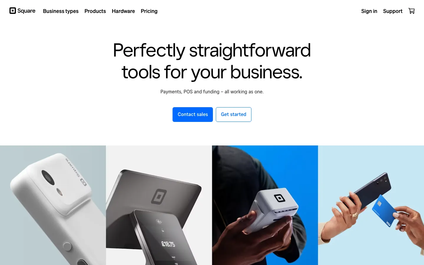 Square's website, squareup.com, on 12 Oct 2026